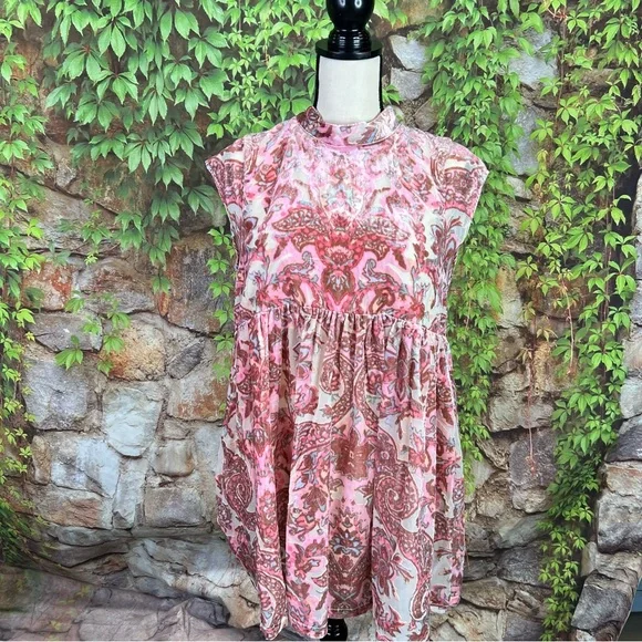 NWT FREE PEOPLE Petal Pink Velvet All the Time Mini Dress, M - Picture 11 of 15
